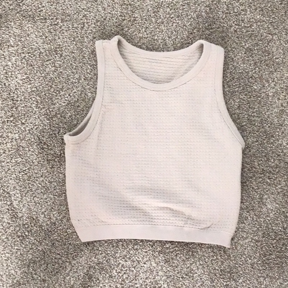 Tan cropped top